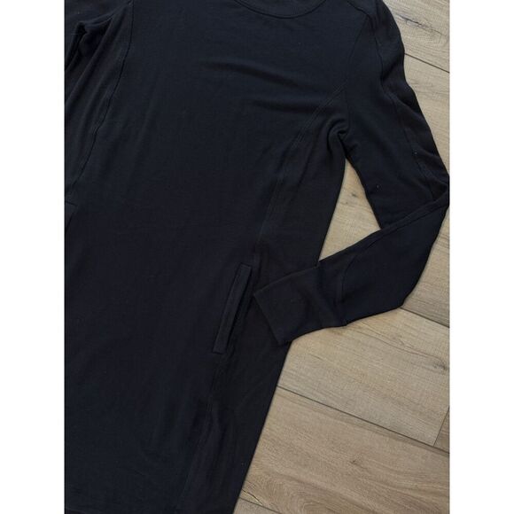 Athleta Balance Dress Size S Small Tall Black Pockets Soft Stretchy Women’s - Picture 4 of 4